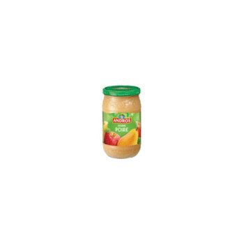 ANDROS Dessert compote pomme poire en bocal 750g