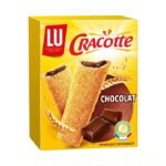 Biscottes fourrées au chocolat Cracotte LU 200G