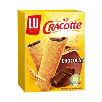 Biscottes fourrées au chocolat Cracotte LU 200G