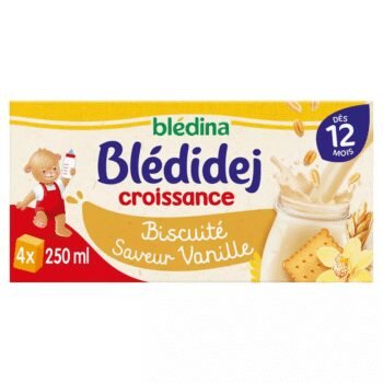 Blédina bledidej croissance biscuit vanille 4x250ml