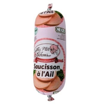 CDA Saucisse Ail Porc Extr 200G