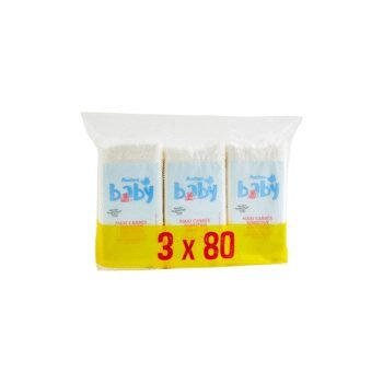 COSMIA BABY Maxi carrés 100% coton sensitive 3X80