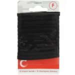 COSMIA FLAT ELASTIC BANDS X12