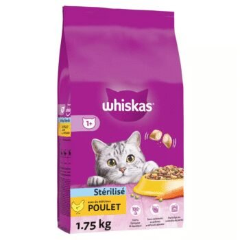 Croquettes sec Stérilisé pour chat Poulet 1,75KG