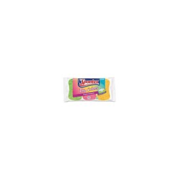 Eponge Tri couleur Spontex x3