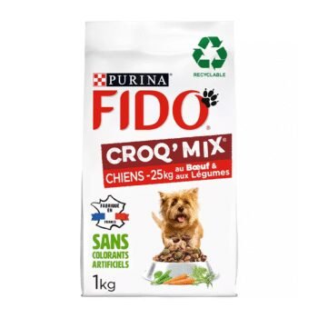 Fido Croquettes Boeuf et aux légumes pour Chien 1KG