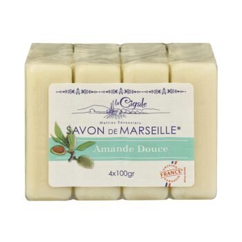 La Cigale savon d'amande douce 4 x 200G
