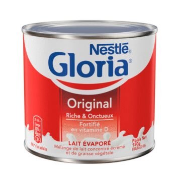 Lait Concentre Non Sucrée Gloria 150G