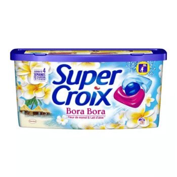 LESSIVE CAPSULE BORA BORA SUPER CROIX *28