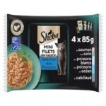 Pâtée pour chat délice en sauce SHEBA les 4 sachets de 85 g