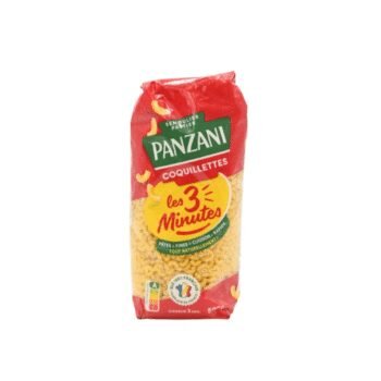 Pâtes les 3 minutes coquillettes PANZANI le paquet de 500 g