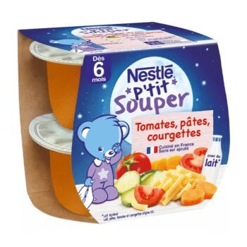 Petit Soupé Tomate Pates Courgette 2x200G