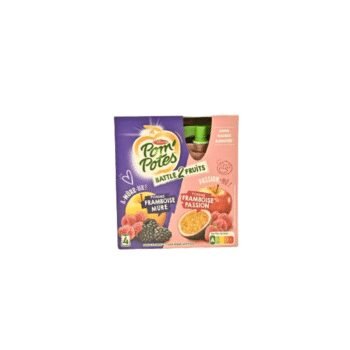 Pompotes framboise mure battle 2 fruits 360G