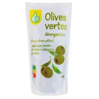POUCE OLIVES VERTES DENOYAUTEE