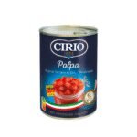 Pulpe de tomate en dés CIRIO la boite de 400g