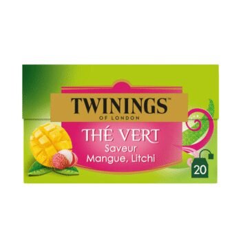 Twinings Thé Vert Litchi Mangue 20sachets 30G