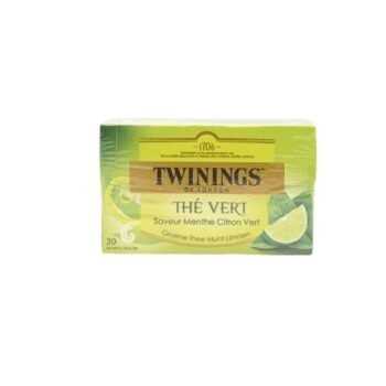 TWININGS Thé vert menthe et citron vert 20 sachets 30g