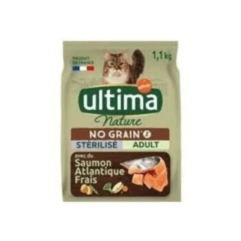 ULTIMA Nature Croquettes pour chat saumon 1,1KG