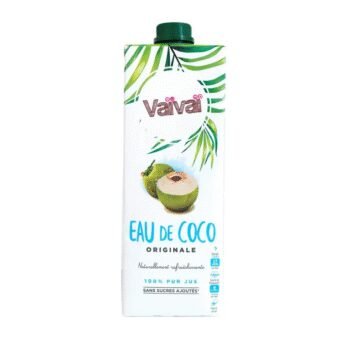 VAIVAI Eau de coco 100% naturelle brique 1L
