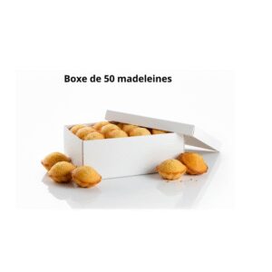 Boîte de 25 madeleines au beurre