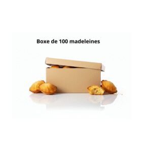 Boîte de 50 madeleines au beurre