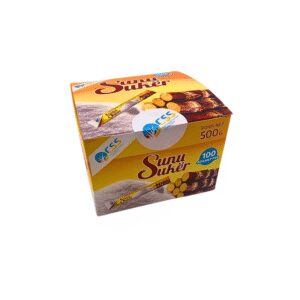 Sucre cristallisé - Sunu Suker - Blanc raffiné - Boite de 100 stick - 500g