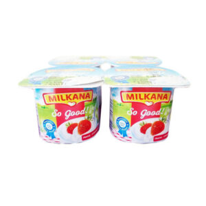 Yaourts - Milkana - Fraise - 4 X 100G