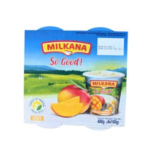 Yaourts - Milkana - Mangue - 4 X 100G