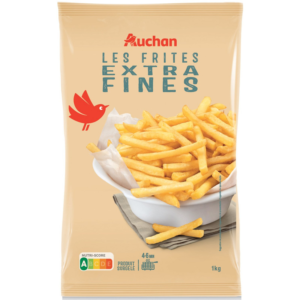 AUCHAN Frites allumettes extra fines 1kg