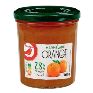 Auchan Marmelade D Orange 360G