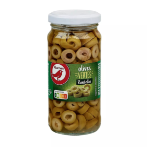 Auchan Rondelles D'olives Vertes 110g